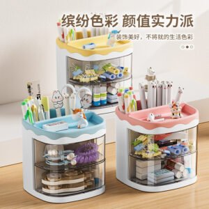 Student or Office Desk Creative Transparent Penholder