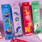 Students Funny Animal Series 2B Pencil Set 12 Pcs