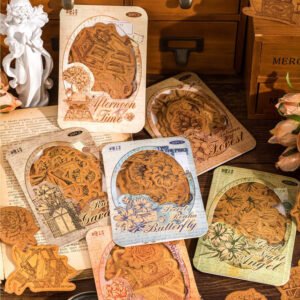 Sugar Poetry Yellow Kraft Paper Sticker Pack
