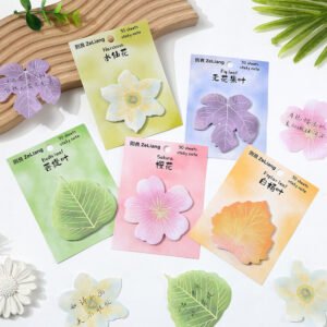 The Good Leaves and Flower Sticky Notes