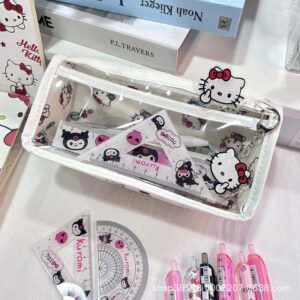 Transparent Hello Kitty Pencil Bag