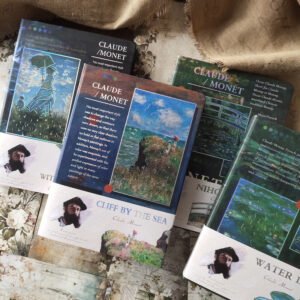 Van Gogh Monet Color Page Retro Illustration Journal Book