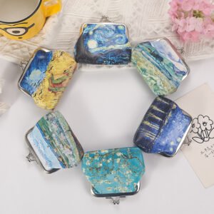 Van Gogh Paint Series Buckle Coin Purse
