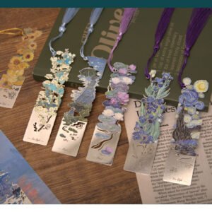Van Gogh Series High Grade Tassel Metal Bookmark 