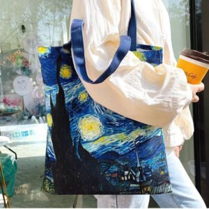 Van Gough The Starry Night Canvas Tote Bag