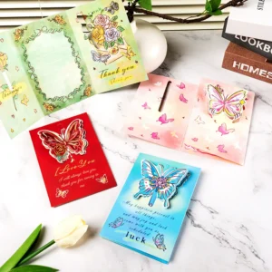 Butterfly Shape Greeting Card