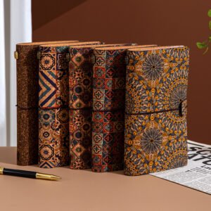 Mandala Type Cork Made Notebook