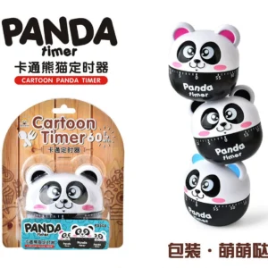 60-Minute Mechanical Panda Shape Timer