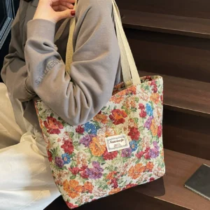 Large-Capacity National Sail One Shoulder Canvas Bag